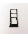 Soporte o bandeja dual sim negra para Vivo Y16 V2204 V2214 calidad premium