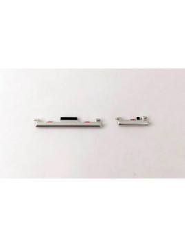 Set 2 botones platas para Huawei Honor Magic 4 Pro 5G calidad premium