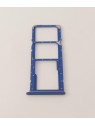 Soporte o bandeja dual sim azul para Samsung Galaxy A03 Core SM-A032 calidad premium