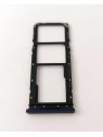Soporte o bandeja dual sim azul para TCL 408 calidad premium