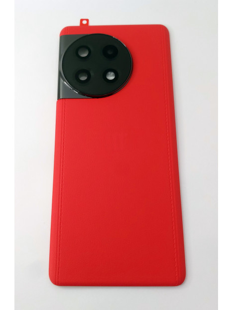 Tapa trasera o tapa bateria roja para Oneplus 11R mas cubierta camara