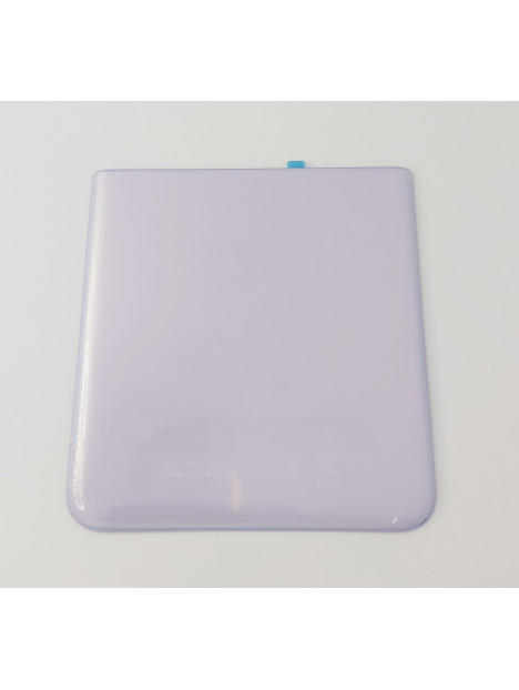 Tapa trasera o tapa bateria purpura para Oppo Find N2 Flip CPH2437