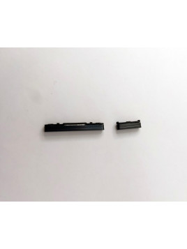 Set 2 botones negros para Samsung Tab S8 Plus Wifi X800 Tab S8 Plus 5G X806 calidad premium