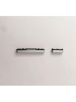 Set 2 botones platas para Samsung Tab S8 Plus Wifi X800 Tab S8 Plus 5G X806 calidad premium