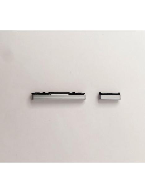 Set 2 botones platas para Samsung Tab S8 Plus Wifi X800 Tab S8 Plus 5G X806 calidad premium