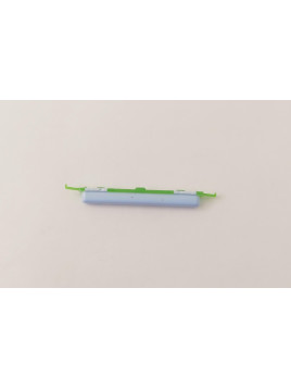 Boton volumen azul claro para Samsung Galaxy M13 SM-M135 calidad premium