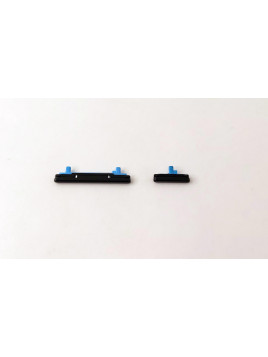 Set 2 botones negros para Samsung Galaxy A53 5G SM-A536 calidad premium