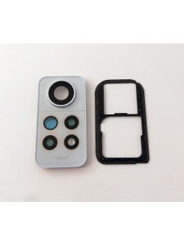 Cubierta camara blanca para Xiaomi Redmi Note 12 Pro 4G calidad premium