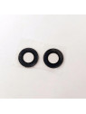 Set 2 cristal camara negro para Xiaomi 13T 13T Pro calidad premium