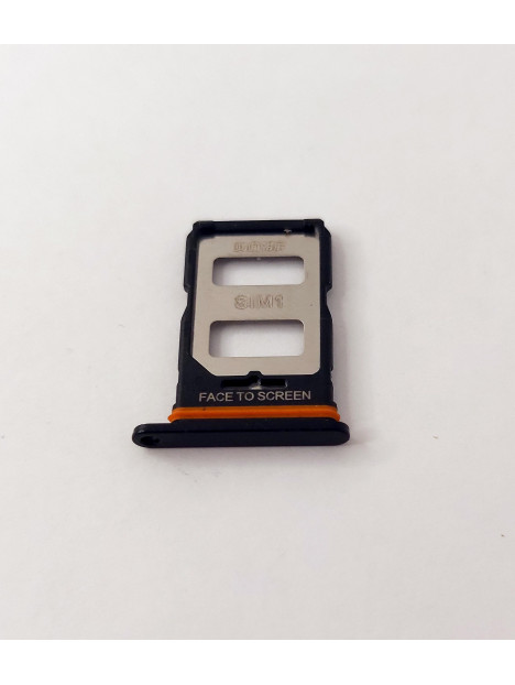 Soporte o bandeja dual sim negra para Xiaomi Poco F5 5G calidad premium