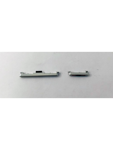 Set 2 botones platas para Huawei P50 calidad premium