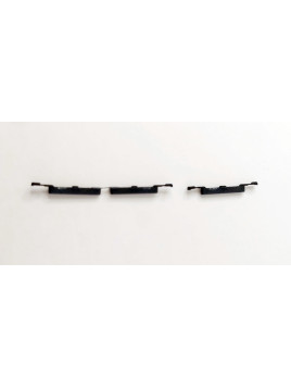 Set 3 botones negros para Realme 9 Pro Plus 5G RMX3392 calidad premium