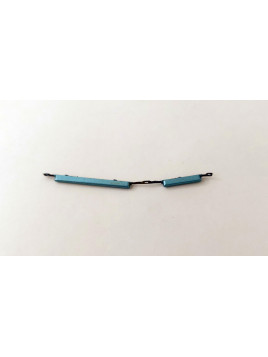 Set botones azules para Realme C21Y RMX3261 RMX3263 calidad premium