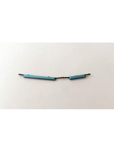 Set botones azules para Realme C21Y RMX3261 RMX3263 calidad premium