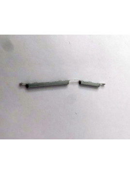 Set botones plata para Realme 8 4G calidad premium