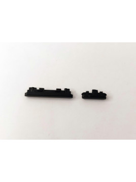 Set 2 botones negros para Google Pixel 6A calidad premium