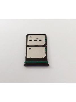 Soporte o bandeja dual sim negra para Oppo Find X5 Lite CPH2371 calidad premium