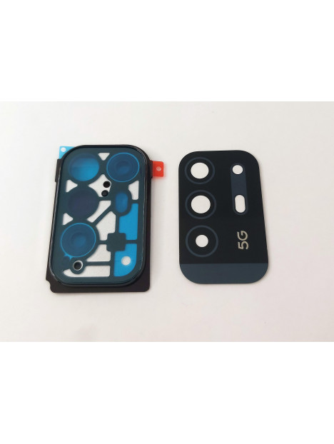 Cubierta camara negra para Oppo A94 5G CPH2211 calidad premium