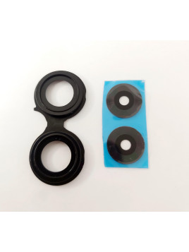 Set 2 cubierta camara negra para Oppo A96 4G CPH2333 calidad premium