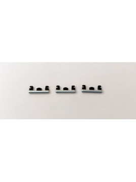 Set 3 botones azules para Oppo Reno 6 Pro 5g CPH2247 calidad premium