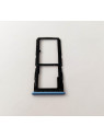 Soporte o bandeja dual sim azul para Oppo A76 CPH2375 calidad premium