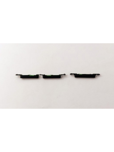 Set 2 botones negros para Oppo A5 2020 CPH1931 calidad premium