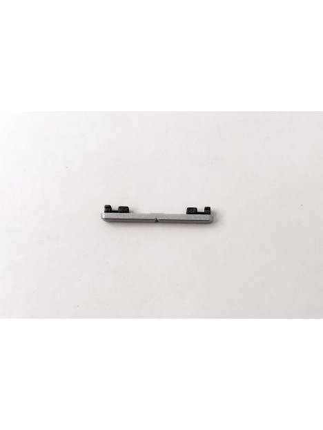 Boton volumen plata para Motorola Moto G32 XT2235-3 calidad premium