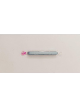 Boton volumen plata para Motorola Moto E32S XT2229 calidad premium