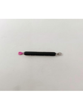 Boton volumen negro para Motorola Moto E32S XT2229 calidad premium