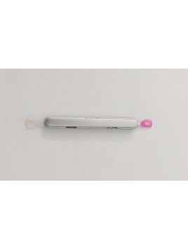 Boton volumen plata para Motorola Moto G22 XT2231 calidad premium