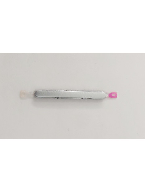 Boton volumen plata para Motorola Moto G22 XT2231 calidad premium