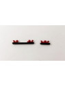 Set 2 botones gris para Motorola Moto Edge 20 XT2143 calidad premium
