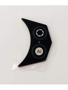 Cristal camara trasera negro para Blackview Oscal S80 calidad premium