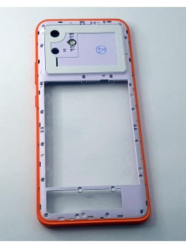 Carcasa trasera o marco naranja para Cubot Note 21 calidad premium