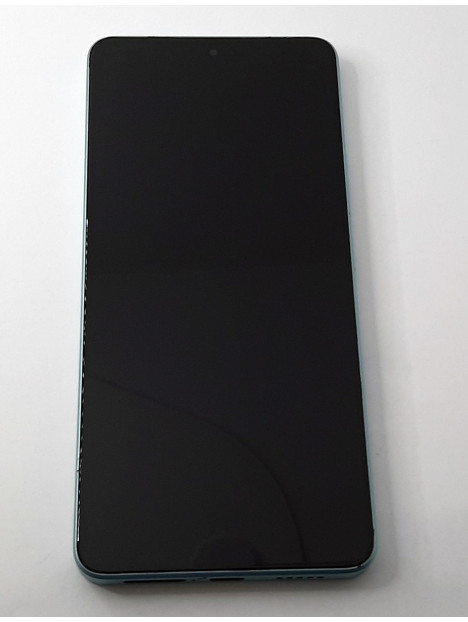 Pantalla lcd para Xiaomi Redmi Note 13 Pro 5G mas tactil negro mas marco verde calidad premium