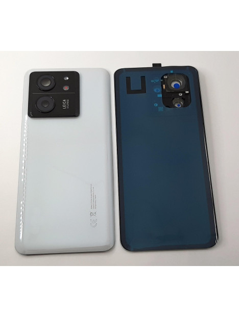 Tapa trasera o tapa bateria blanca para Xiaomi 13T 13T Pro mas cubierta camara