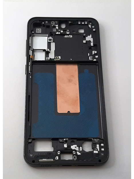 Carcasa central o marco negro para Samsung Galaxy S23 Plus SM-S916 calidad premium