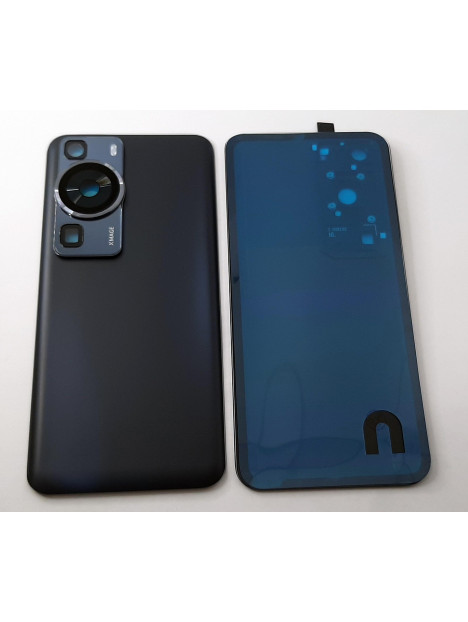 Tapa trasera o tapa bateria negra para Huawei P60 Pro mas cubierta camara