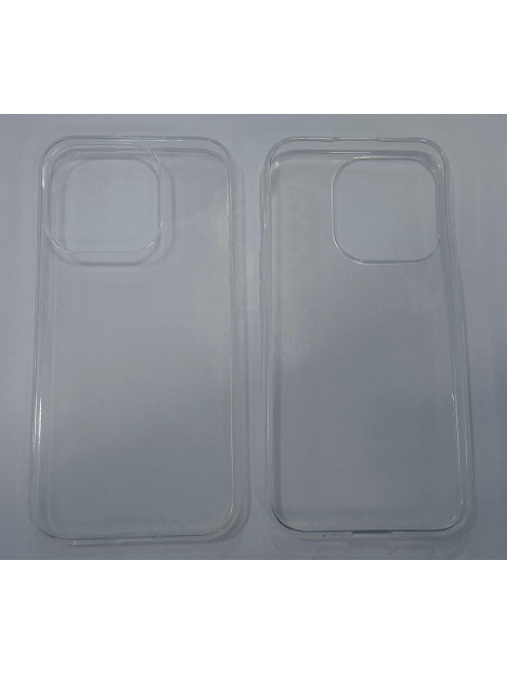 Funda protectora trasera transparente 0.5mm para IPhone 15 Pro A2848 A3101 A3102 A3104