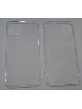 Funda protectora trasera transparente 0.5mm para IPhone 15 Plus A3094 A2847 A3093 A3096