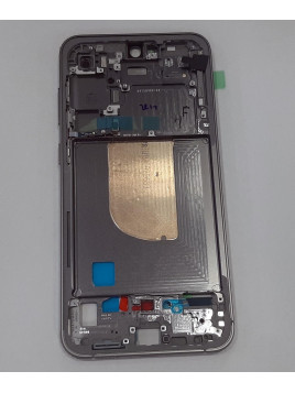 Carcasa central o marco negro para Samsung Galaxy S23 FE SM-S711 GH82-32857A Service Pack