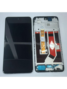 Pantalla lcd para Oppo A58 4G mas tactil negro mas marco negro calidad premium