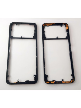 Carcasa trasera o marco negro para Vivo Y01 calidad premium