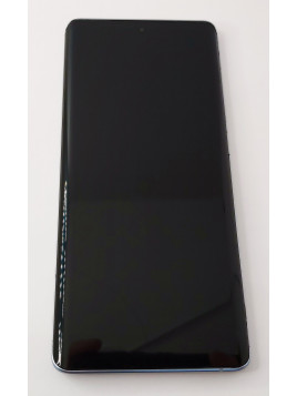Pantalla lcd para Vivo X60 Pro 5G V2046 mas tactil negro mas marco azul calidad premium