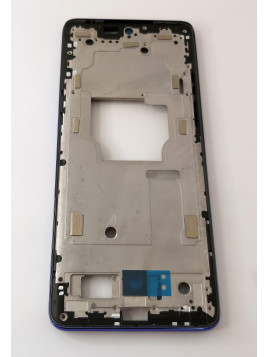 Carcasa central o marco azul para Motorola Moto Edge 40 Neo XT2307-1 calidad premium