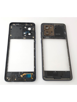 Carcasa trasera o marco negro para Motorola Moto G84 5G calidad premium