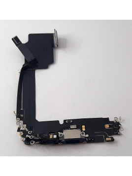 Flex puerto carga azul para IPhone 15 Pro Max A2849 A3106 A3105 A3108 calidad premium