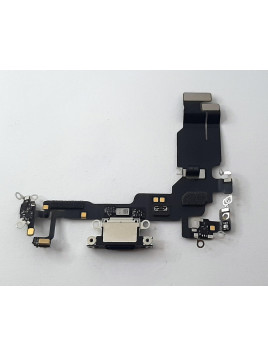 Flex puerto carga negro para IPhone 15 A3090 A2846 A3089 A3092 calidad premium