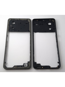 Carcasa central o marco negro para Oppo A38 4G calidad premium