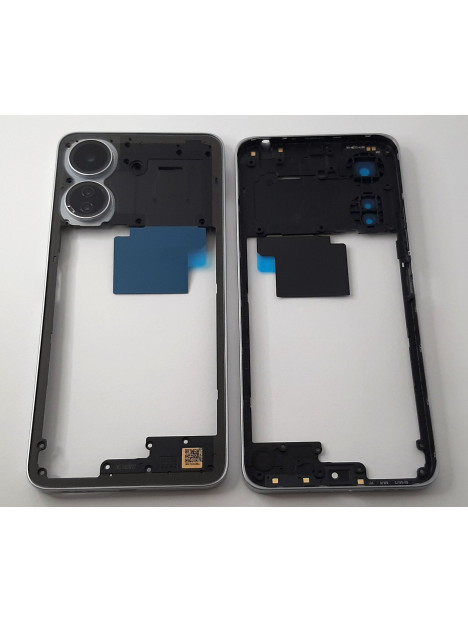 Carcasa trasera o marco plata para Xiaomi Redmi 13c calidad premium